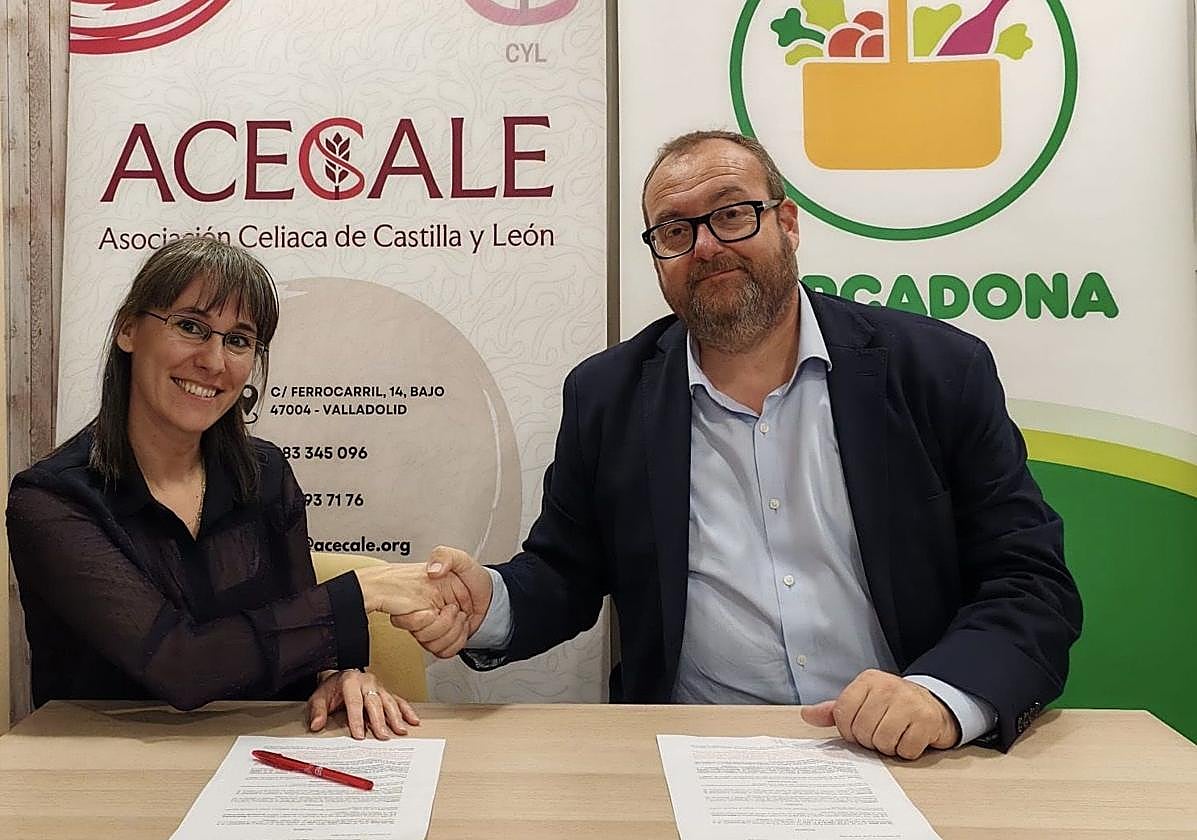 María Patricia García (Acecale) y Julio Casado (Mercadona).