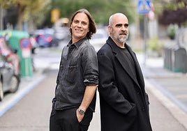 Rafael Cobos y Luis Tosar, director y actor de 'Golpes', que se estrena mundialmente en Valladolid.