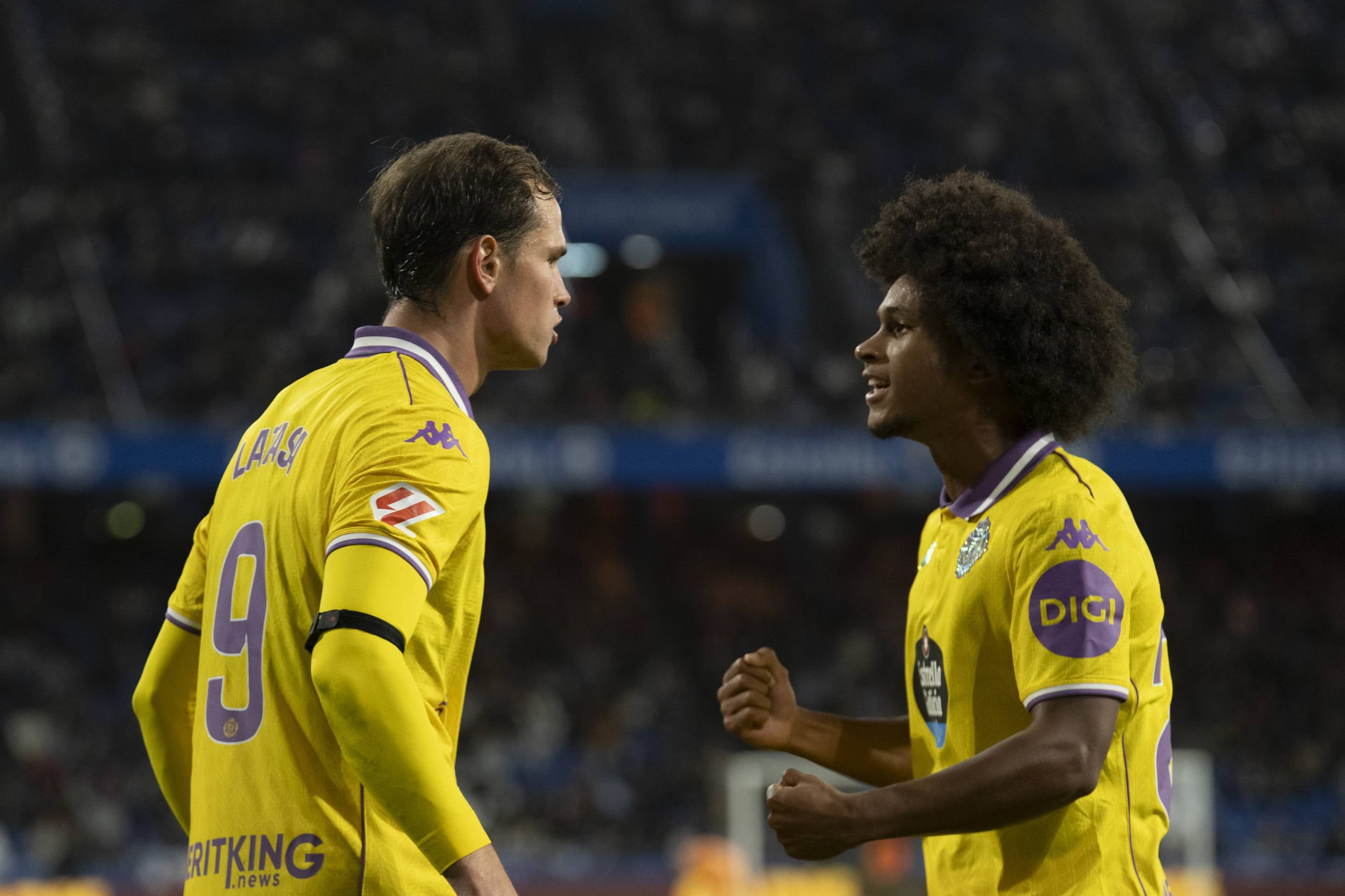 El empate del Pucela en Riazor, en imágenes