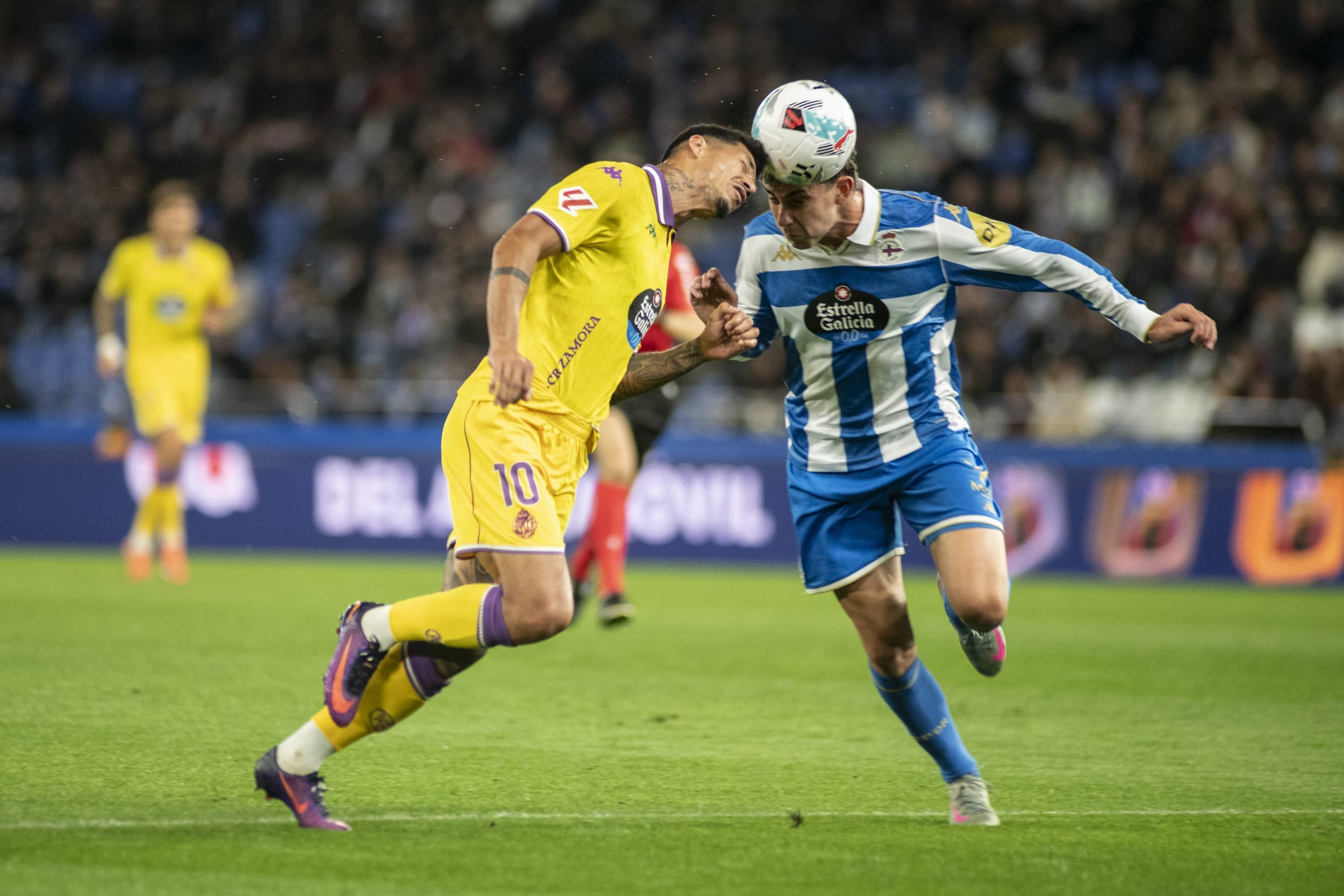 El empate del Pucela en Riazor, en imágenes