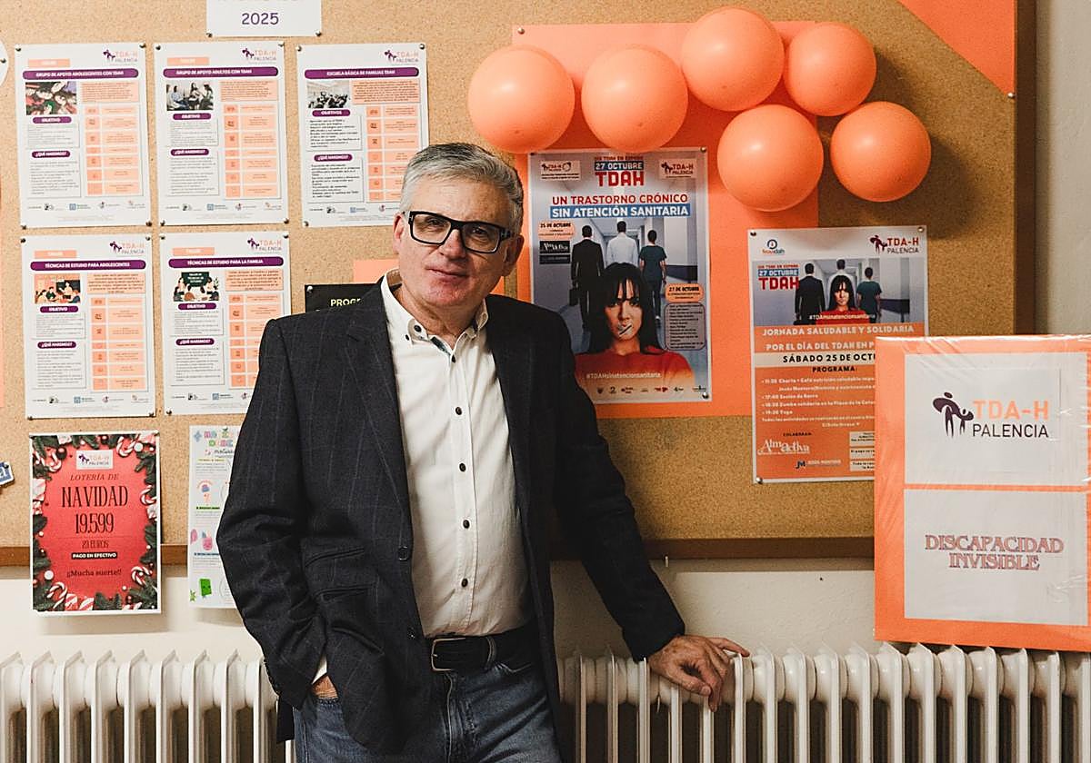 El presidente de la Asociación TDAH Palencia, José Antonio Hoyos.