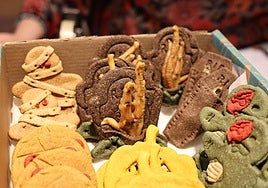 Galletas de perro de Ringo & Otto ambientadas en Halloween.