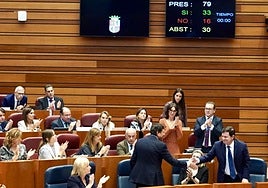 Pleno de las Cortes en el que se aprobó el techo de gasto, el día 23 de octubre.