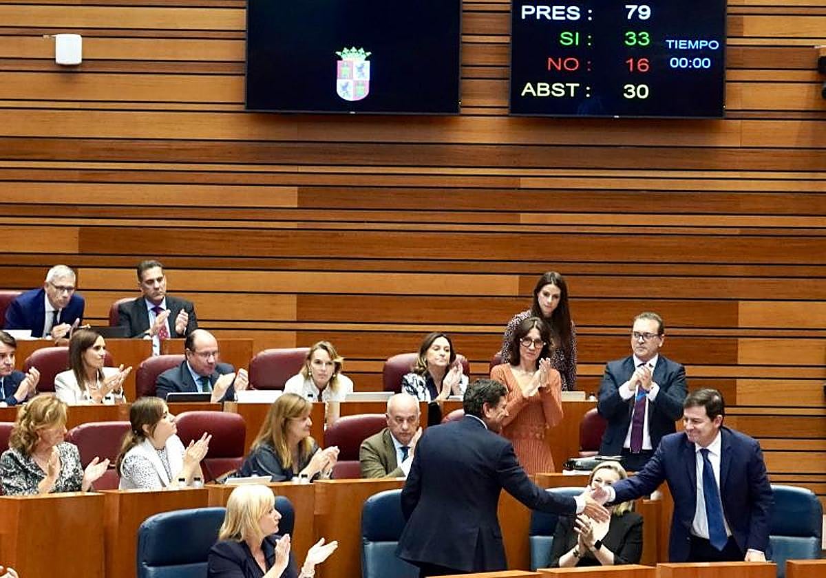 Pleno de las Cortes en el que se aprobó el techo de gasto, el día 23 de octubre.