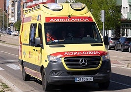 Una ambulancia del 112 en una imagen de archivo.