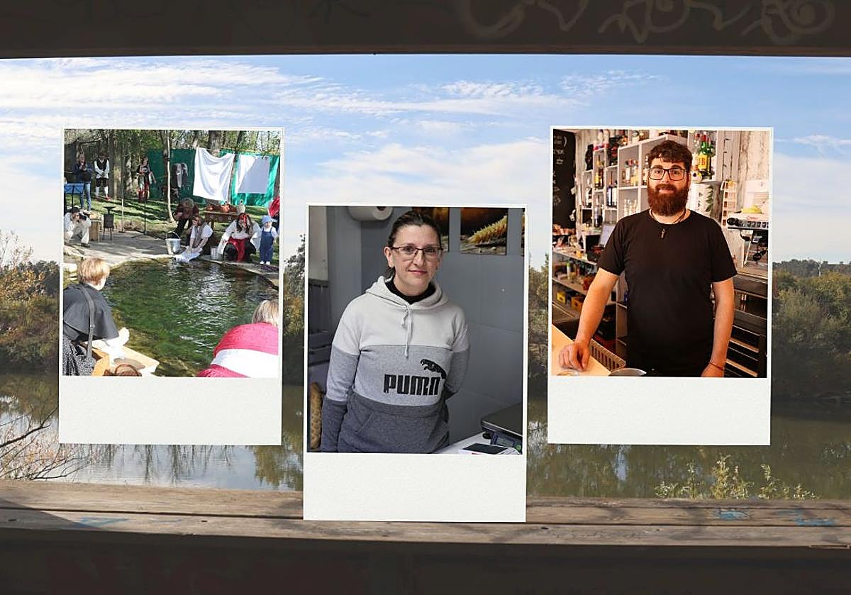 Vecinos y comerciantes de La Overuela.