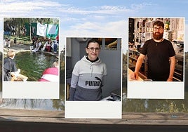 Vecinos y comerciantes de La Overuela.