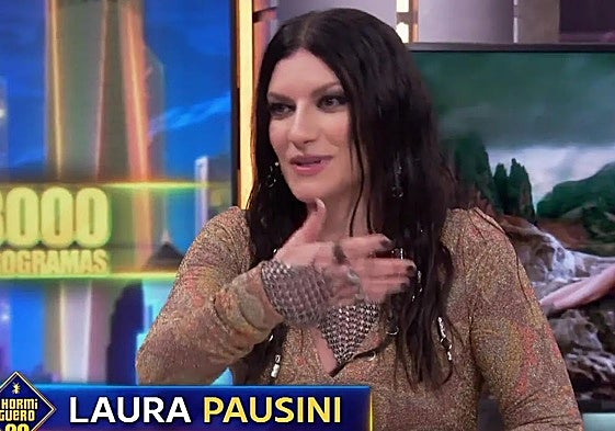 Laura Pausini, en 'El Hormiguero'.