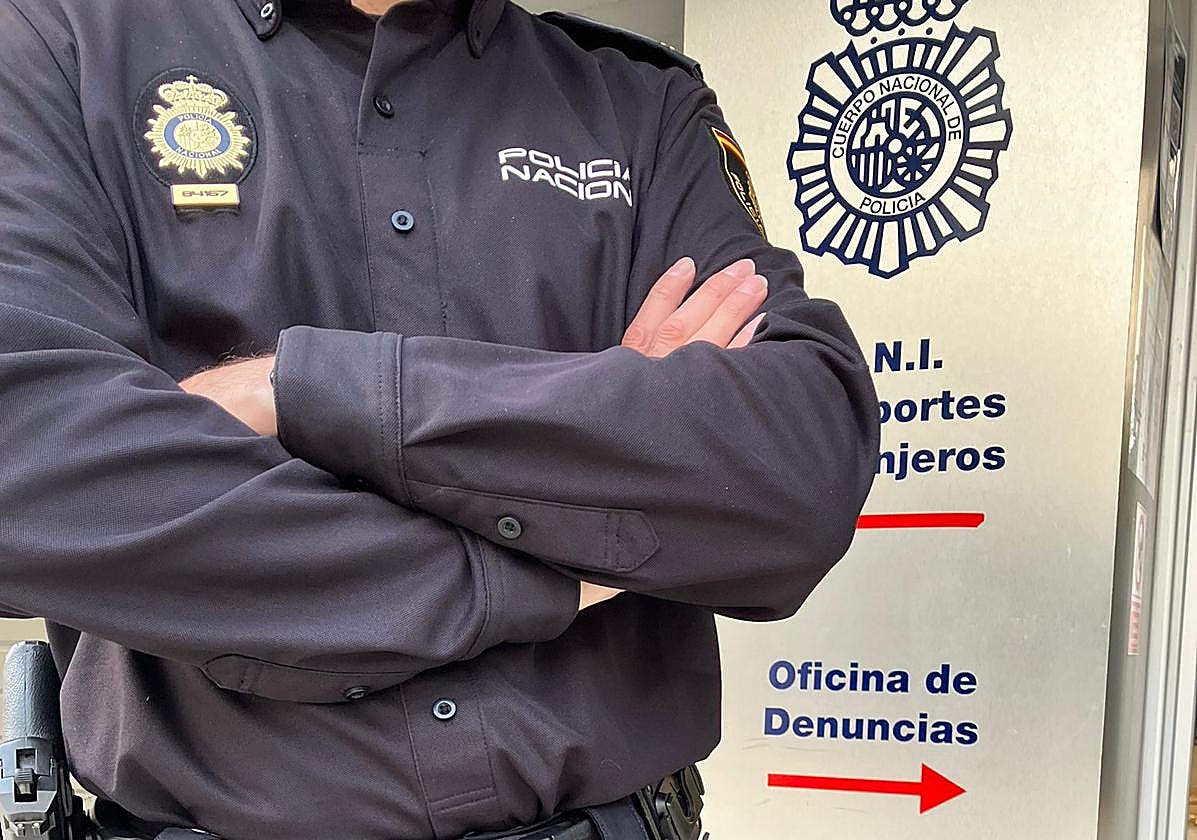 Un agente de la Policía Nacional en una imagen de archivo.
