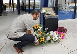 Homenaje a Olivia, en Palazuelos de Eresma, en el tercer aniversario de su asesinato