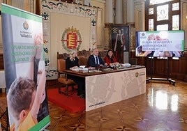 Presentación del IV Plan de Infancia y Adolescencia del Ayuntamiento de Valladolid, este miércoles.
