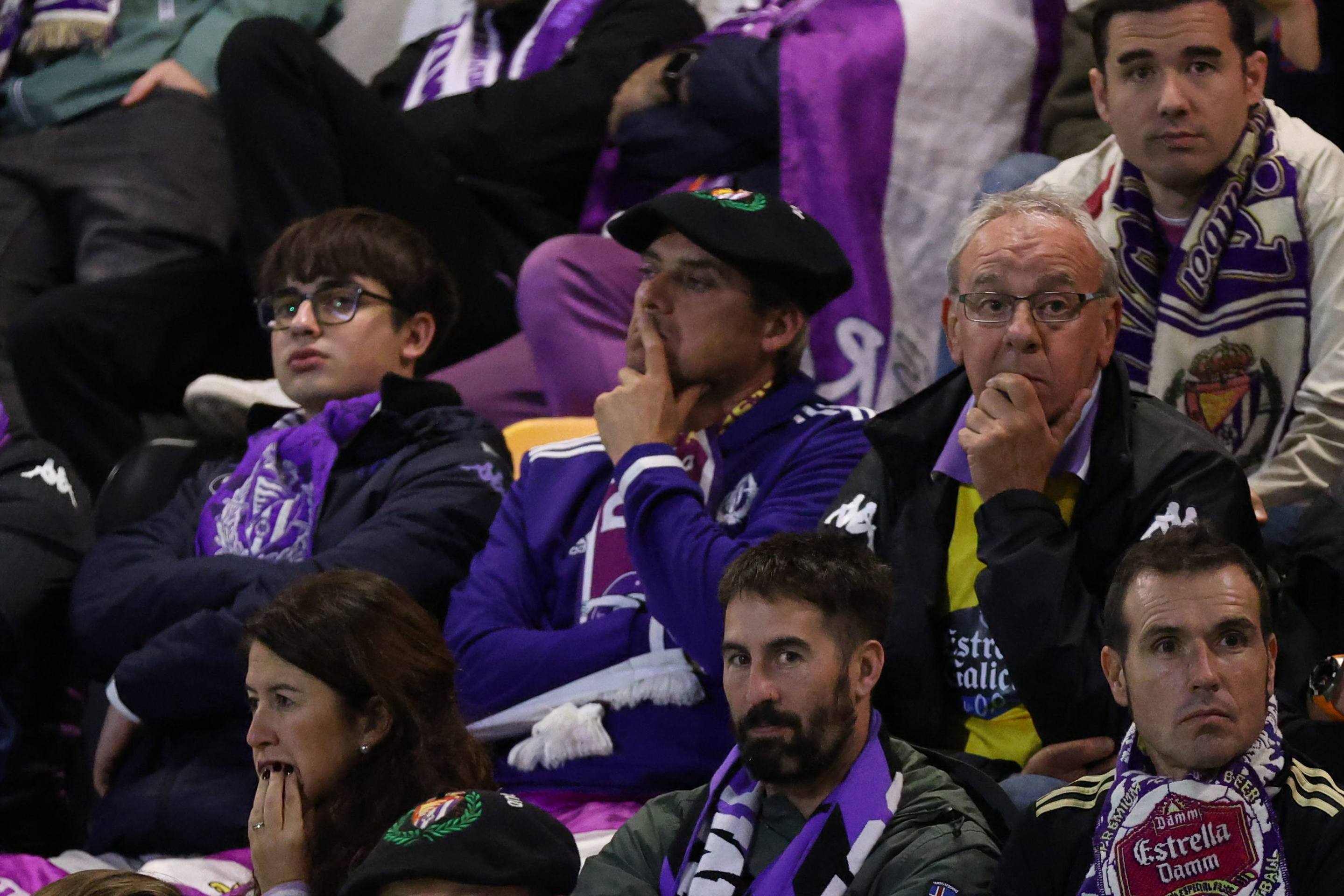 Las imágenes de la bochornosa eliminación del Real Valladolid