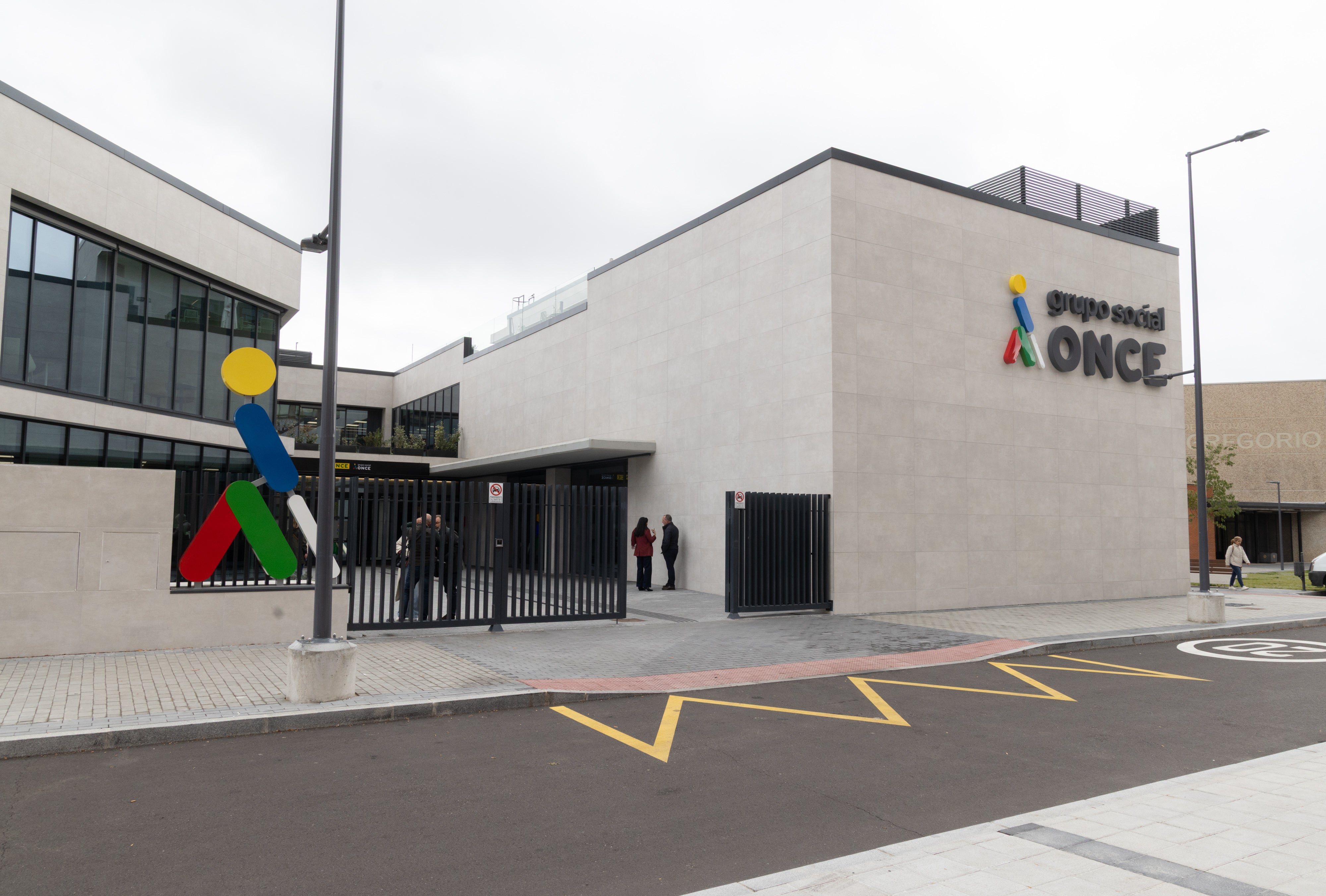 La fachada de las nuevas instalaciones de la ONCE en Valladolid.