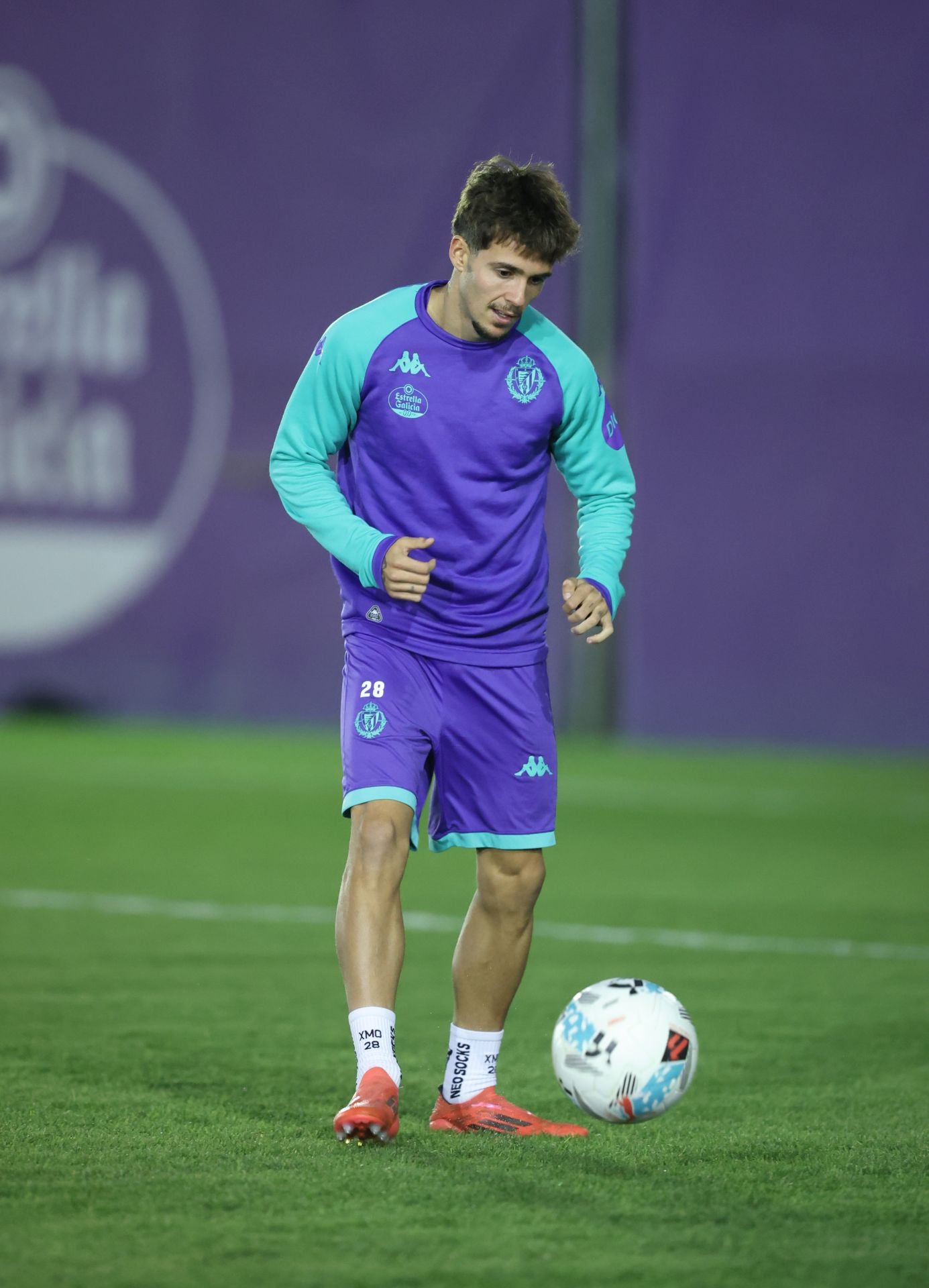 En imágenes el entrenamiento del Real Valladolid tras la eliminación en Copa del Rey ante el Club Portugalete