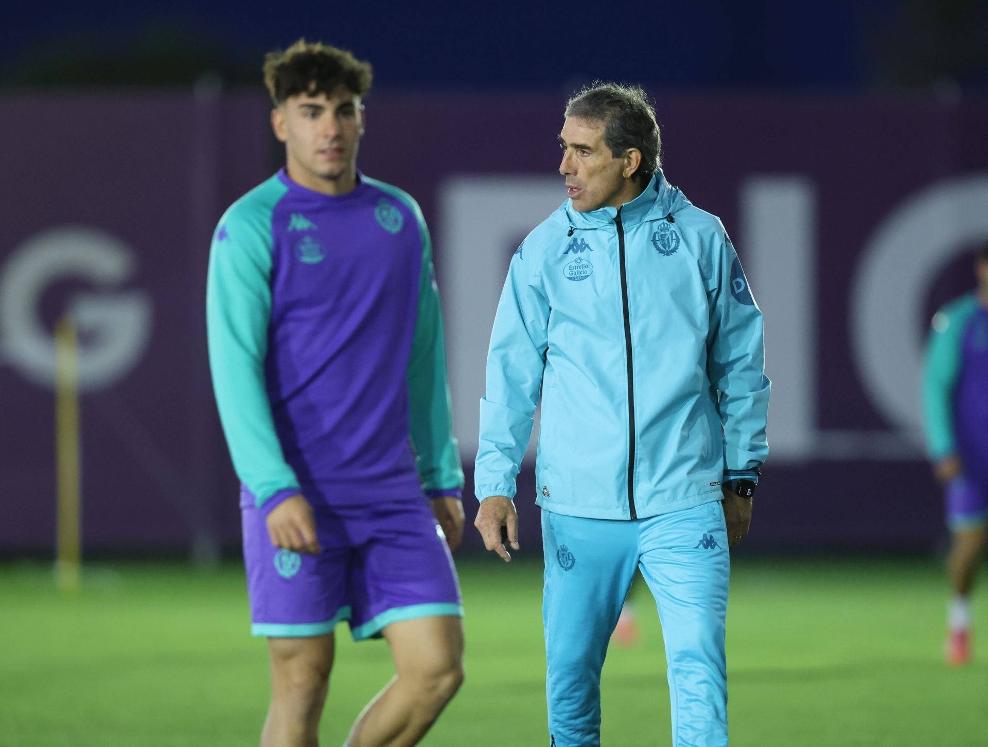 En imágenes el entrenamiento del Real Valladolid tras la eliminación en Copa del Rey ante el Club Portugalete