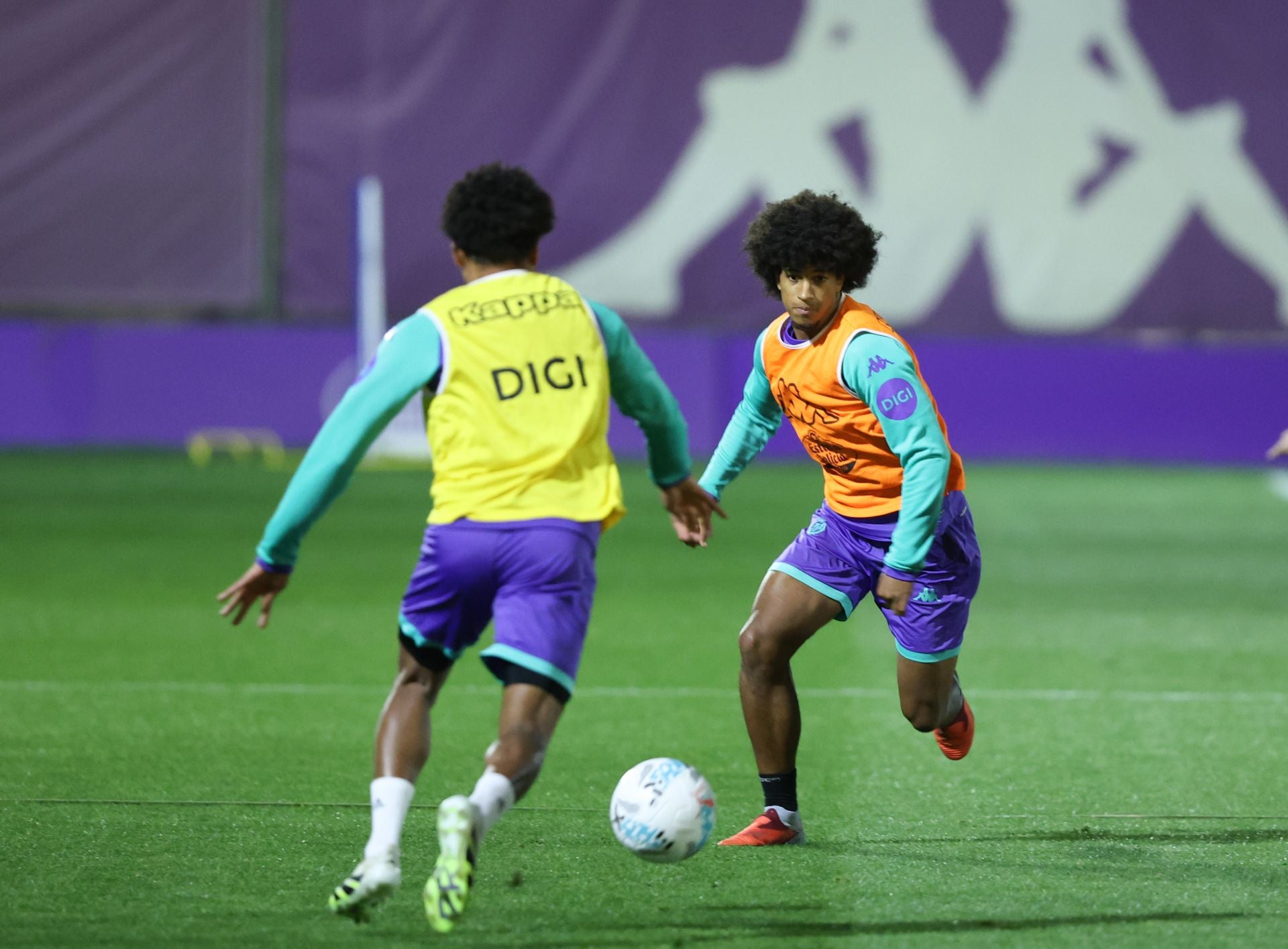En imágenes el entrenamiento del Real Valladolid tras la eliminación en Copa del Rey ante el Club Portugalete