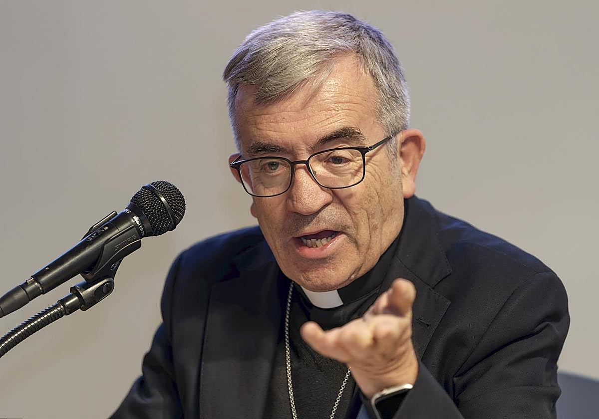 El arzobispo de Valladolid y presidente de la Conferencia Episcopal Española, Luis Argüello.