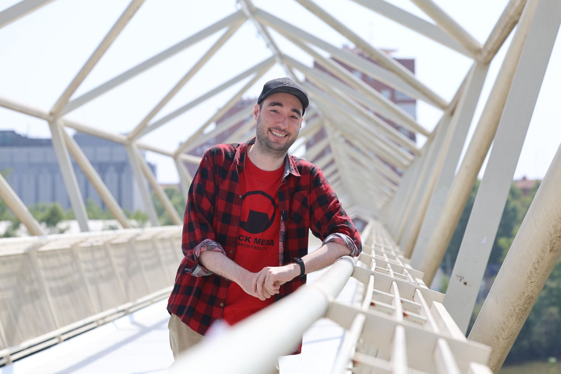 El ingeniero mecánico Antonio Alonso Muñoz durante su última visita a Valladolid.
