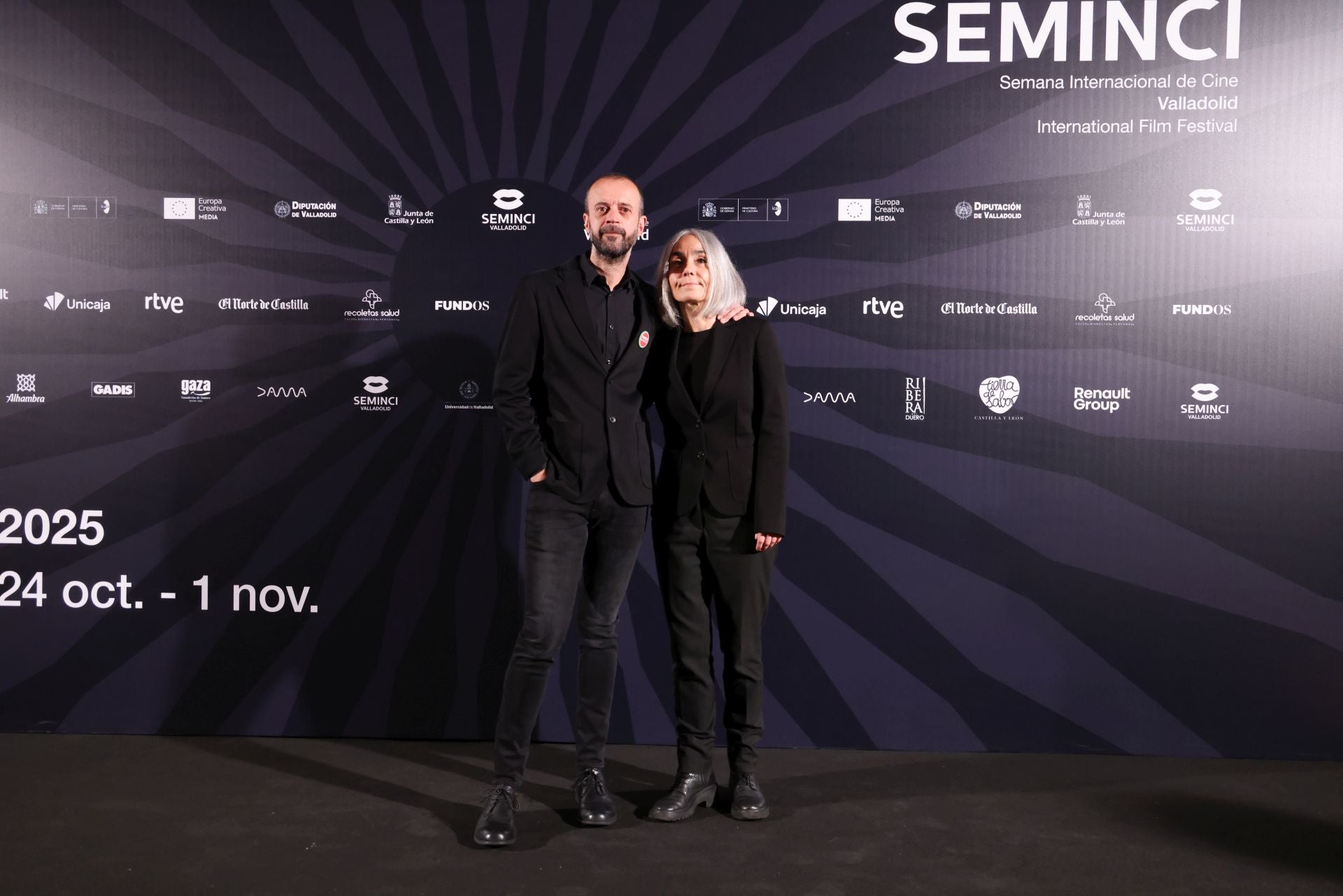 Fernado Franco, junto a Begoña Arostegui.