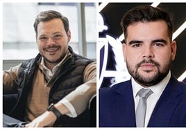 Jordi Romagosa (izquierda) y Fernando González Velasco, nuevos directivos del Real Valladolid