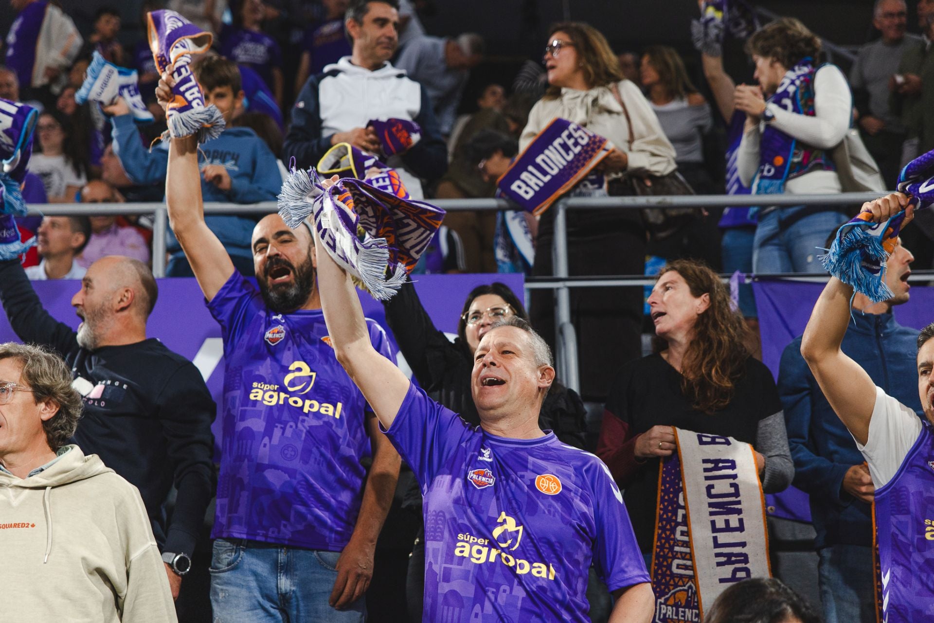 Búscate en las gradas del Súper Agropal Palencia-Alicante