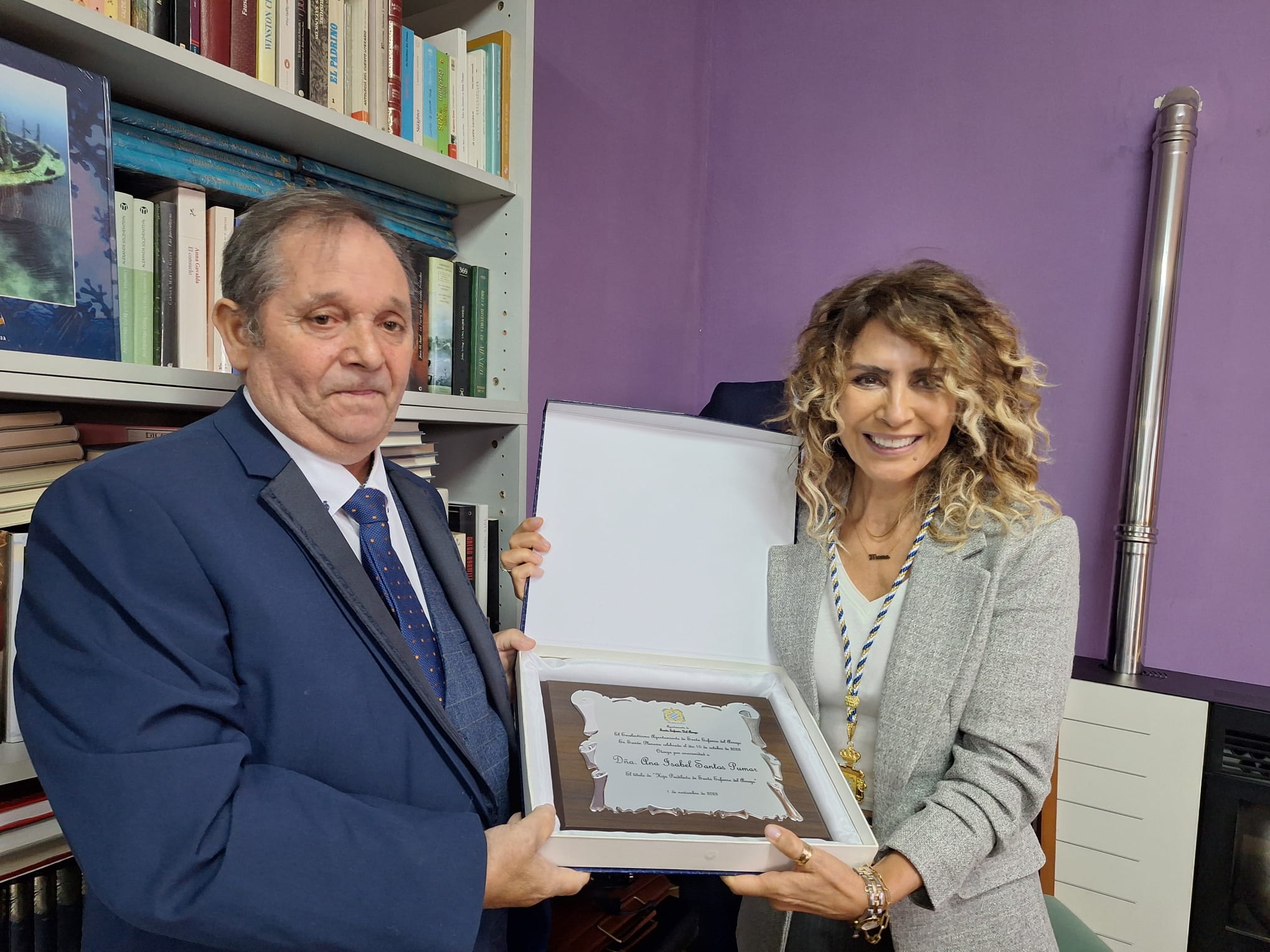 Miguel Ángel Cañibano y Ana Isabel Santos entran en la historia de Santa Eufemia