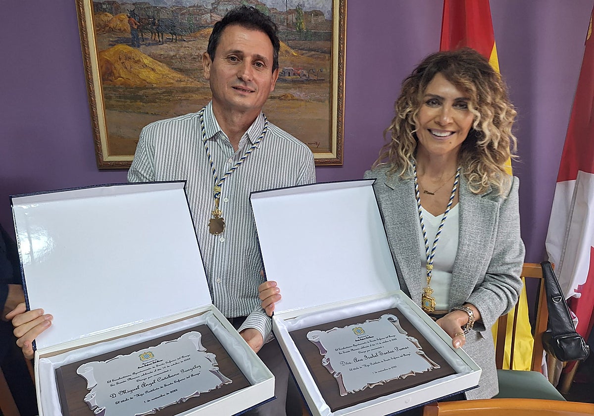 Miguel Ángel Cañibano y Ana Isabel Santos entran en la historia de Santa Eufemia