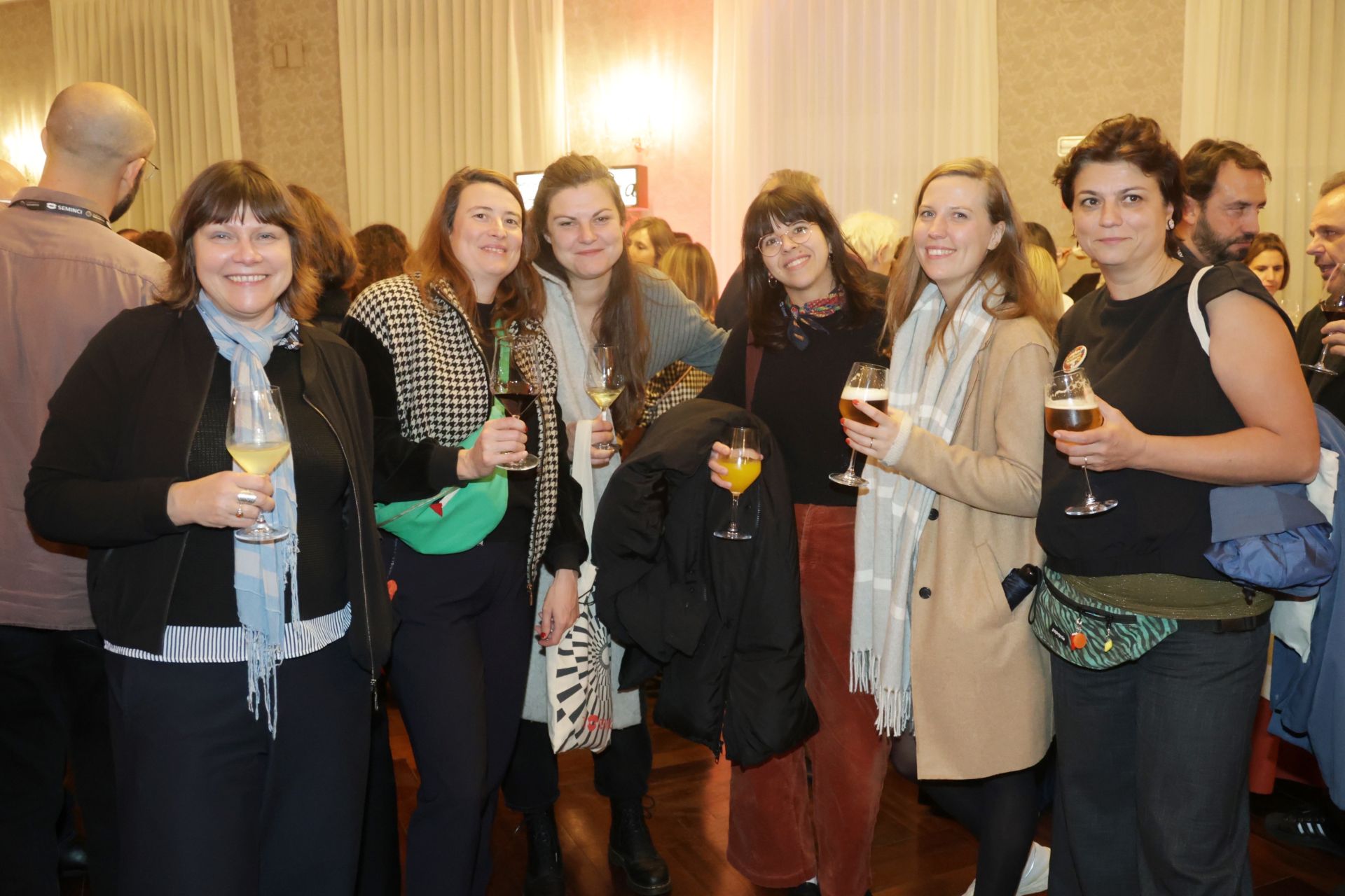 Cóctel de clausura de la 70 Seminci en el Salón de los Espejos del Teatro Calderón