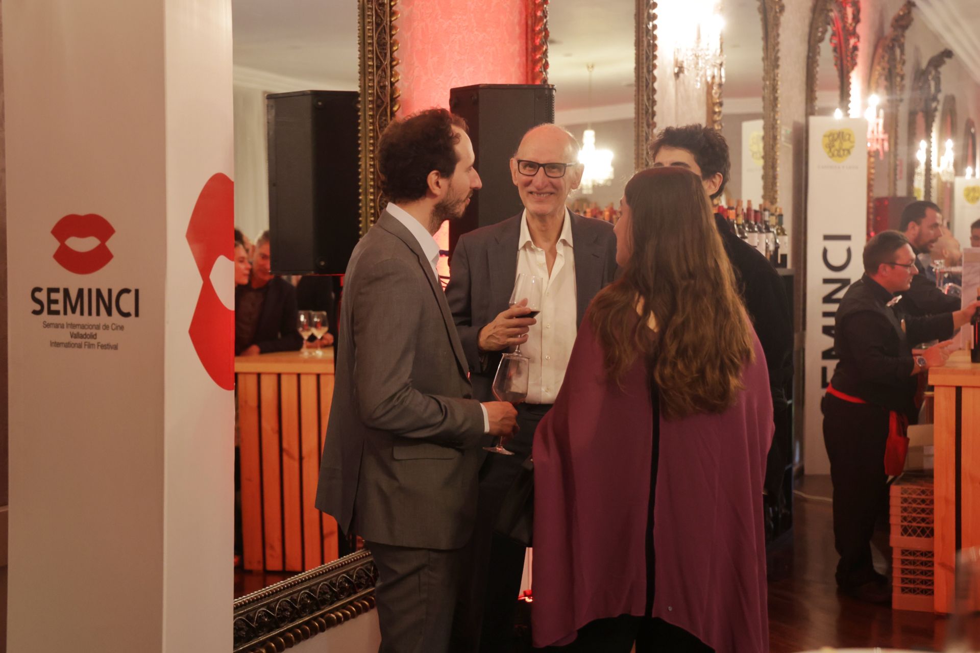 Cóctel de clausura de la 70 Seminci en el Salón de los Espejos del Teatro Calderón