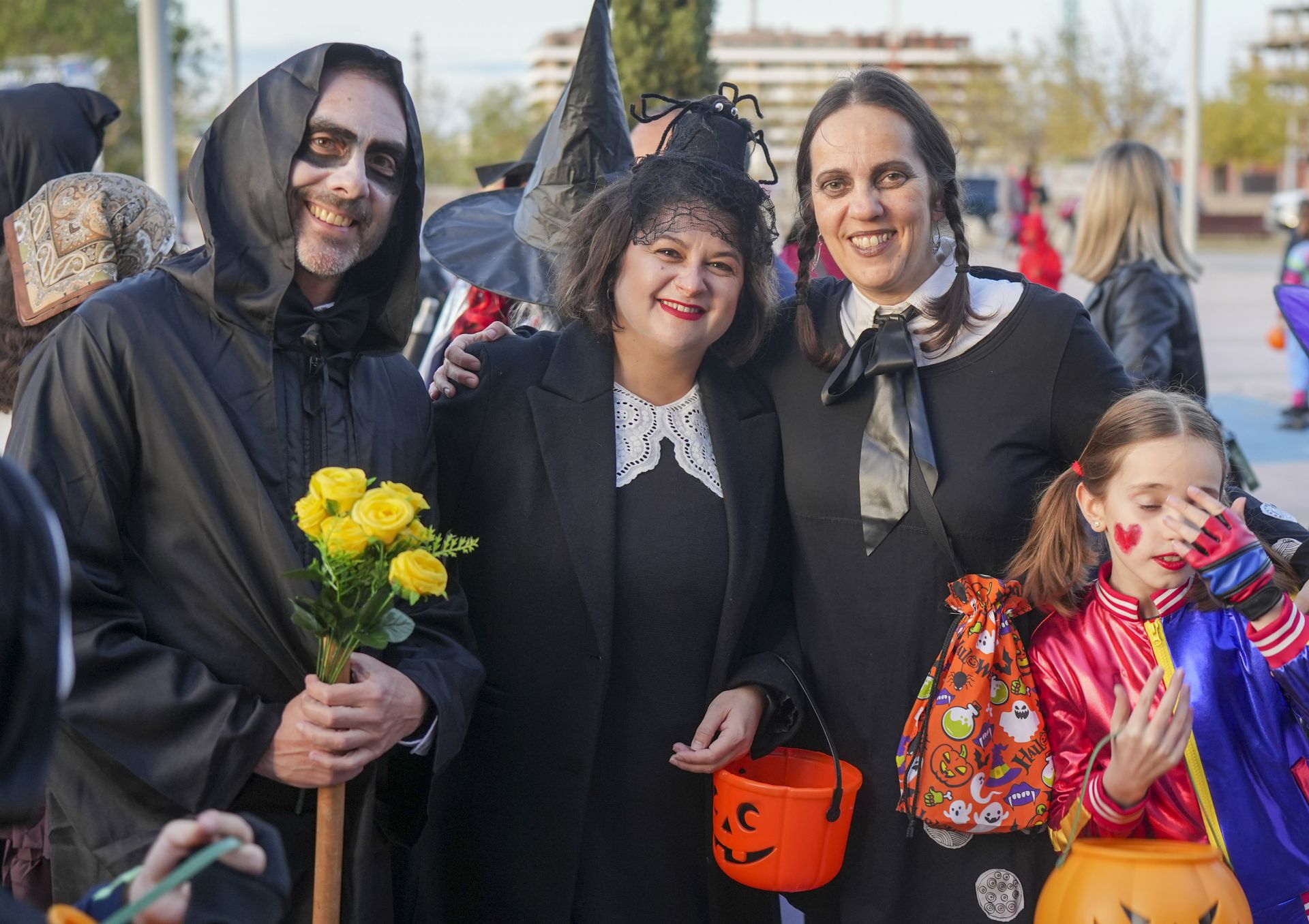 En imágenes el desfile de Halloween en Los Santos Pilarica