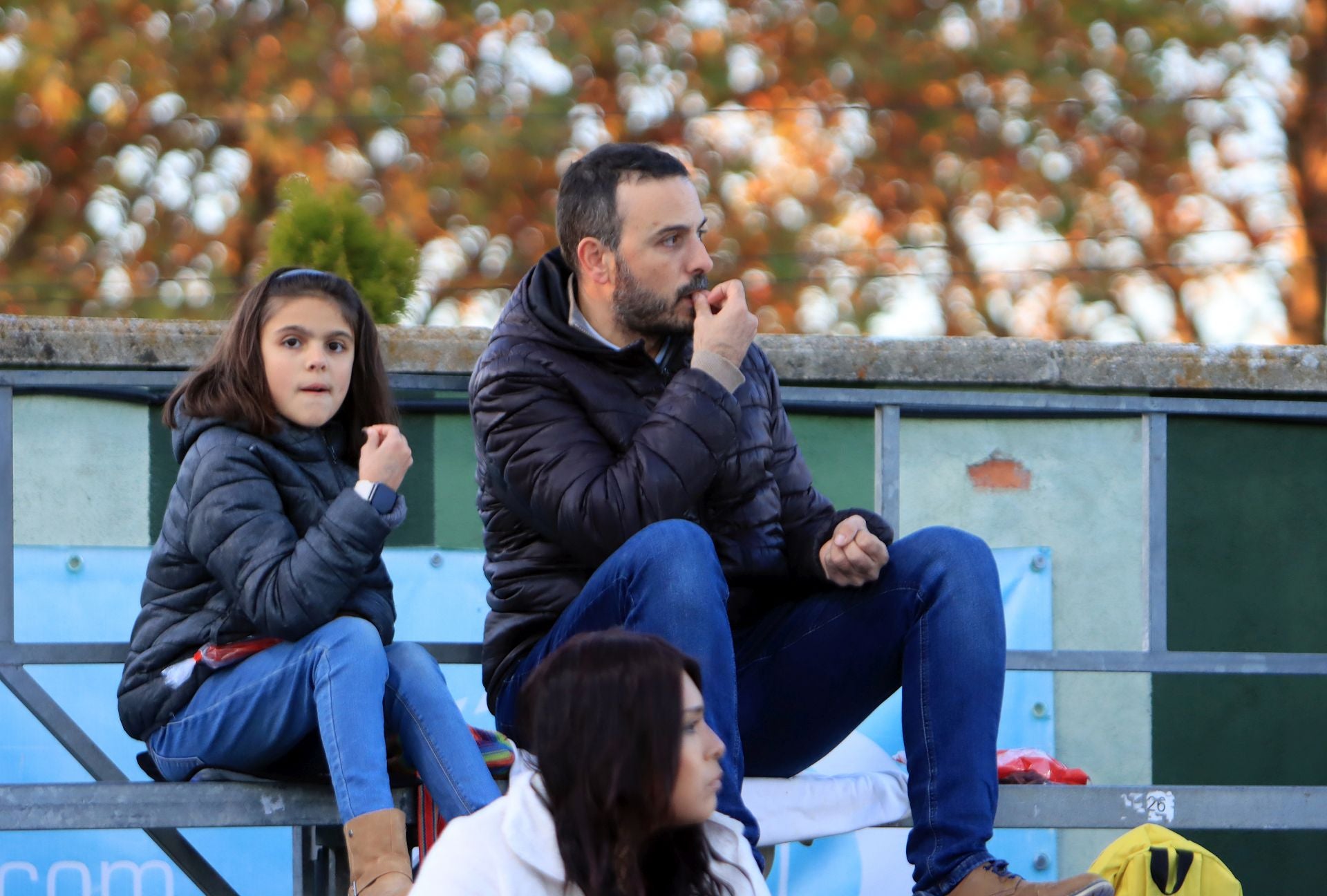 Búscate en las gradas de La Albuera durante el partido de la Segoviana