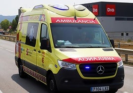 Ambulancia de Sacyl en una imagen de archivo.