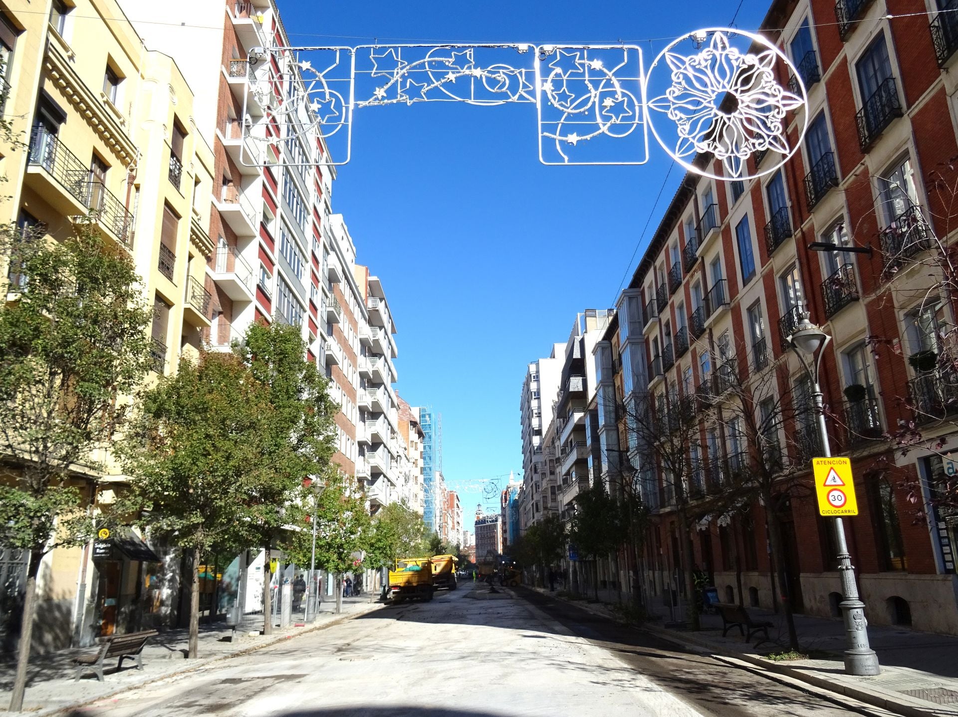 Las imágenes del final de las obras en la calle Gamazo de Valladolid