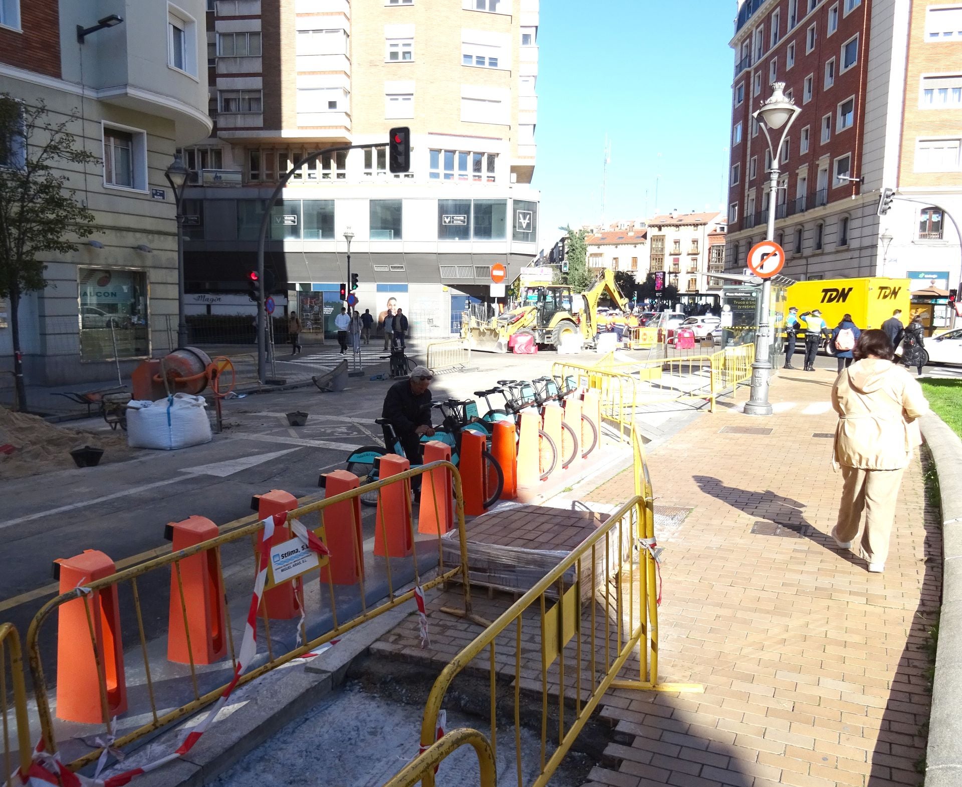 Las imágenes del final de las obras en la calle Gamazo de Valladolid