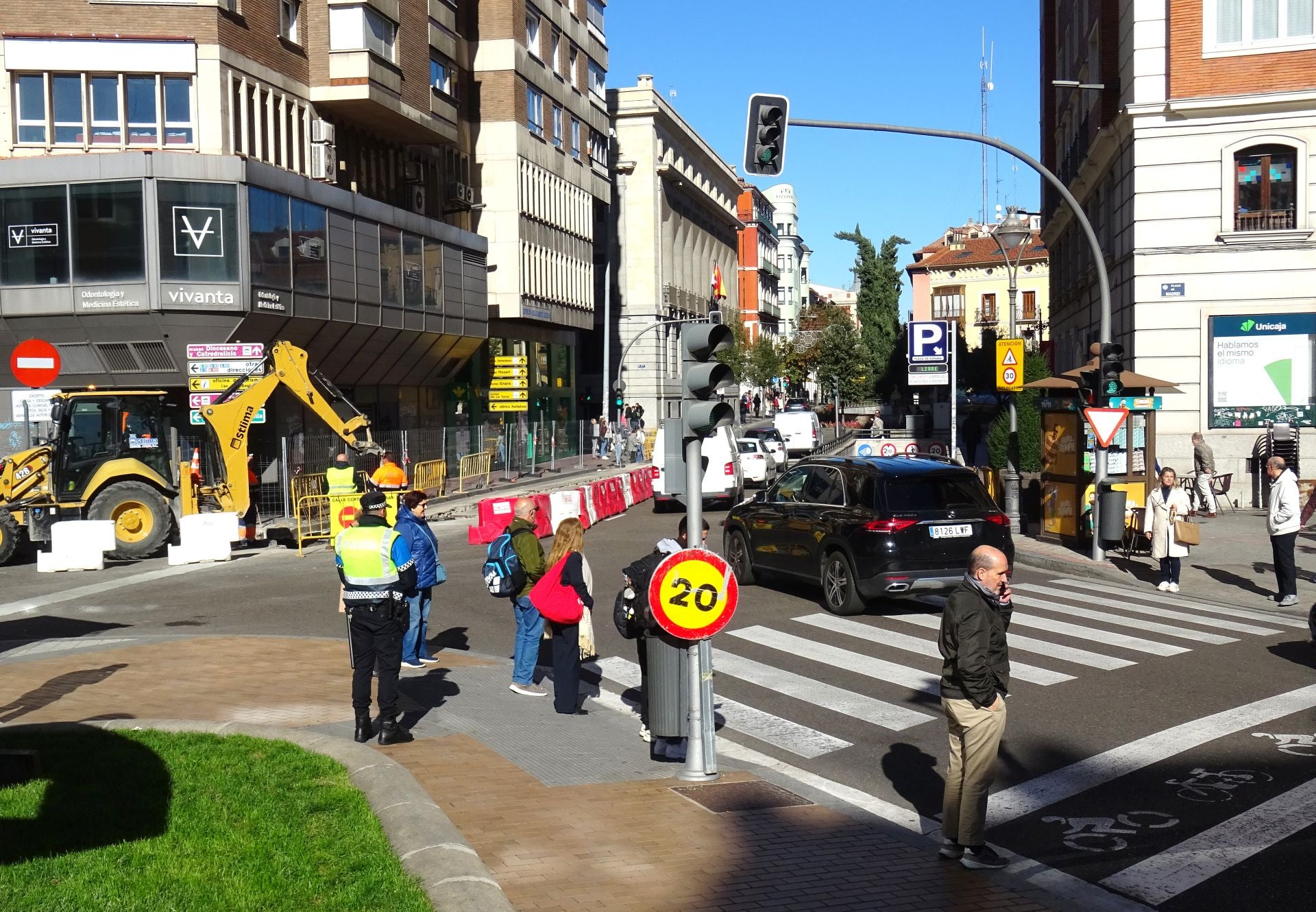 Las imágenes del final de las obras en la calle Gamazo de Valladolid
