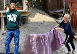 El profesor de baile Lawrence De Maeyer junto a su mujer.