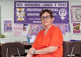 Nina Infante, presidenta del Foro Feminista de Castilla y León, en una imagen de archivo.