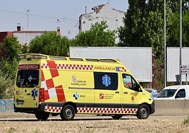 Una ambulancia de Sacyl en una imagen de archivo.
