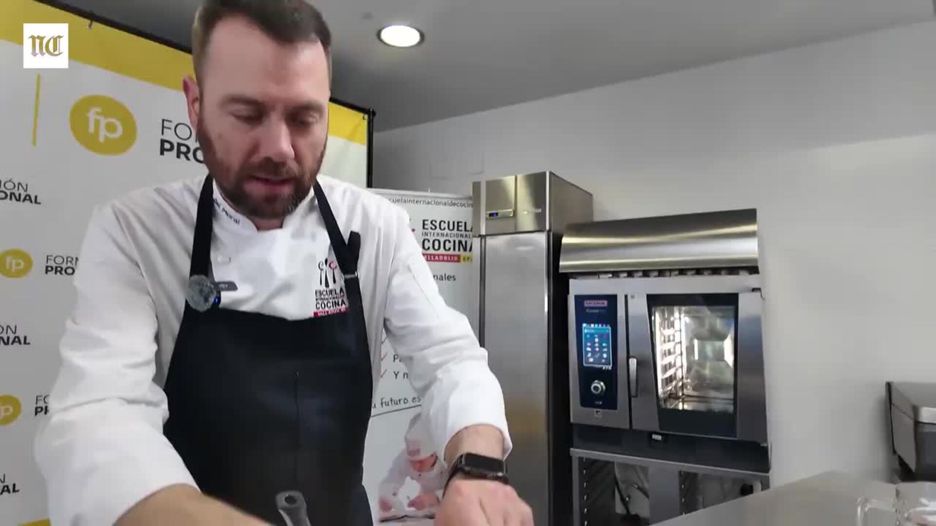 Pollo de aprovechamiento con cerveza artesana, boniato y queso feta, por el chef Raúl del Moral