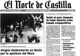 Alegría desbordante en Berlín por la apertura del Muro