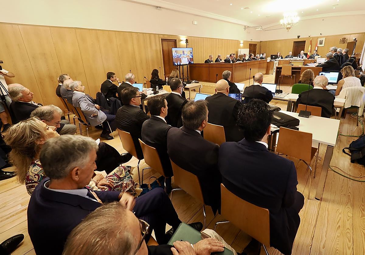 Una sesión del juicio de la trama eólica.