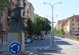 Tramo inferior del paseo Ezequiel González.