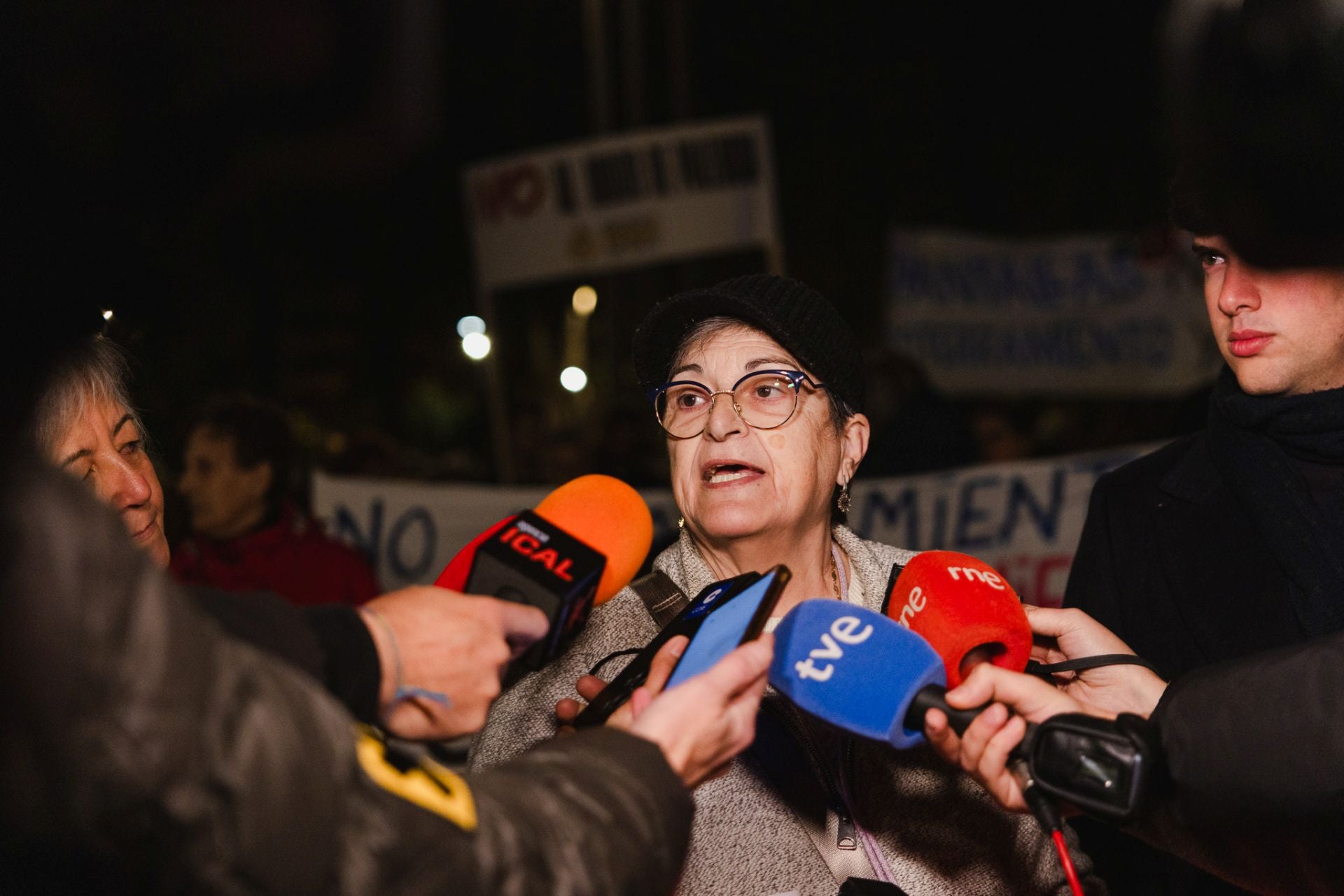 Palencia sale a la calle para protestar por las pantallas acústicas