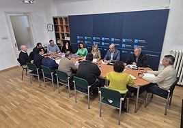 Comisión de Hacienda, donde se ha presentado el documento a los grupos políticos.