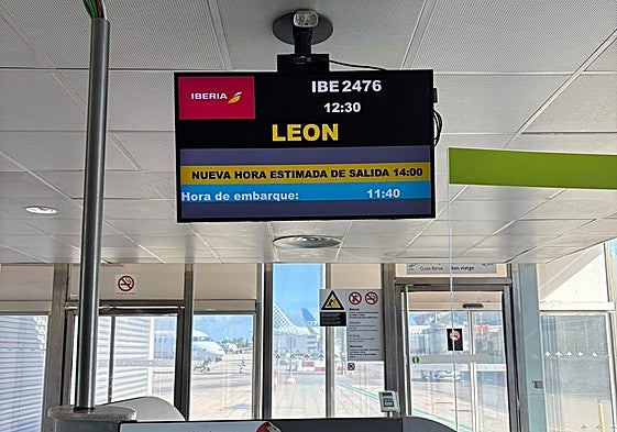 Avión retrasado en Palma de Mallorca.