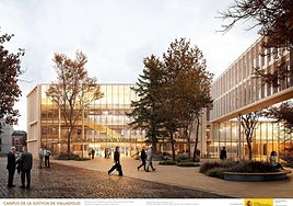 Infografía de la futura Ciudad de la Justicia, diseñada por Primitivo González.