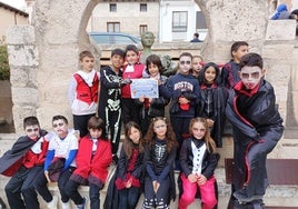 Los alumnos del Colegio San Pedro representaron diversas películas de terror