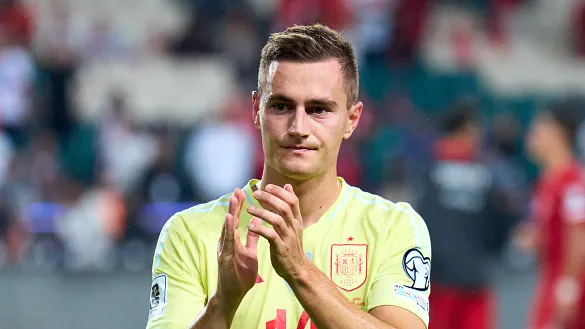 Jorge de Frutos, durante el partido que disputó con España.