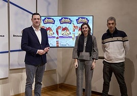 Presentación de los Juegos Escolares, esta mañana en la Diputación.