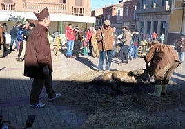 Celebración de la fiesta del Mondongo en sus primeras ediciones.